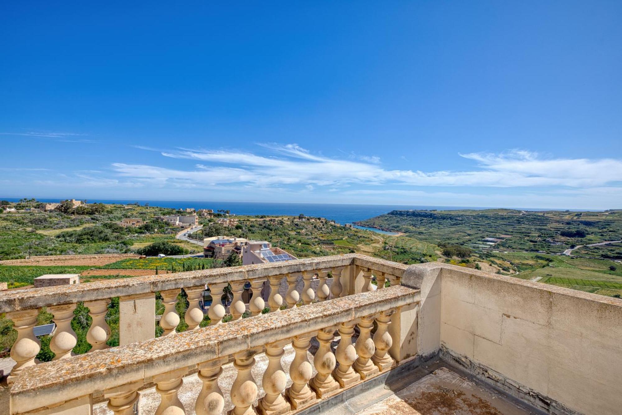 Spacious, Bright, Valley & Sea View Maisonette Xaghra Ngoại thất bức ảnh