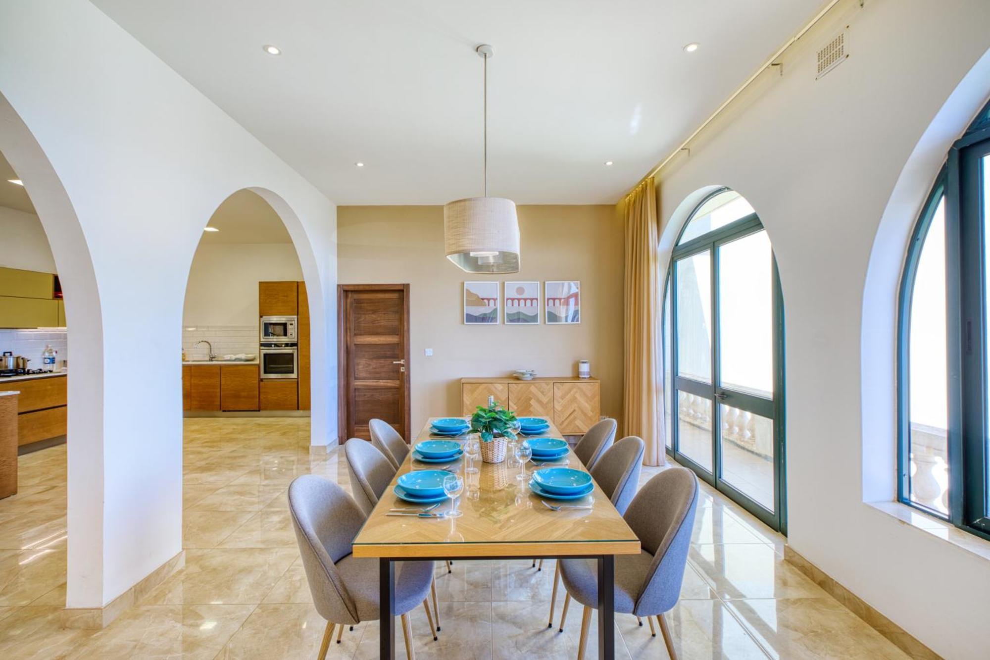 Spacious, Bright, Valley & Sea View Maisonette Xaghra Ngoại thất bức ảnh
