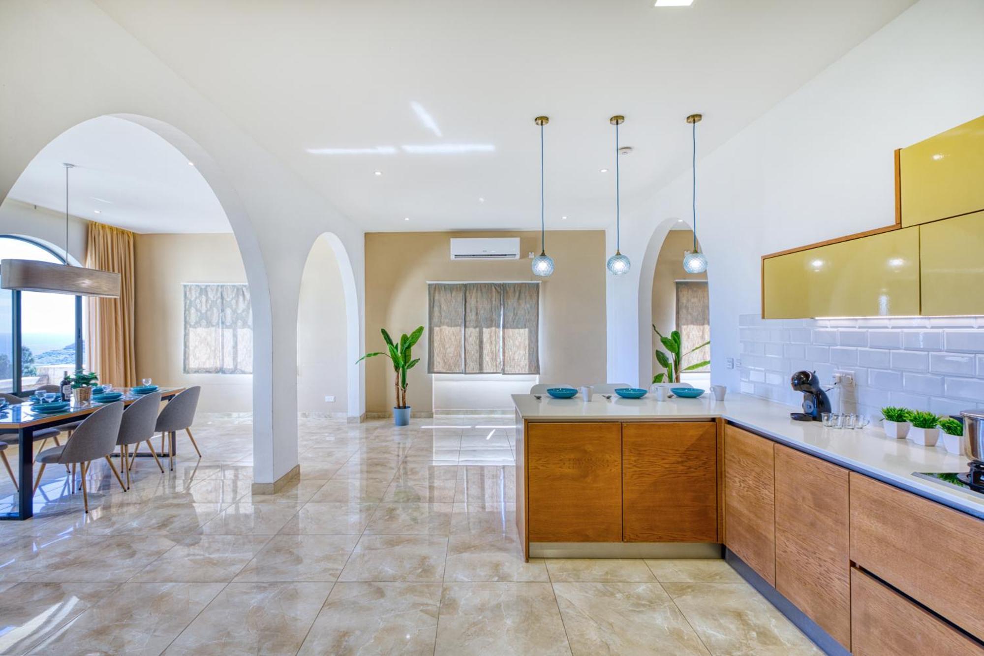 Spacious, Bright, Valley & Sea View Maisonette Xaghra Ngoại thất bức ảnh
