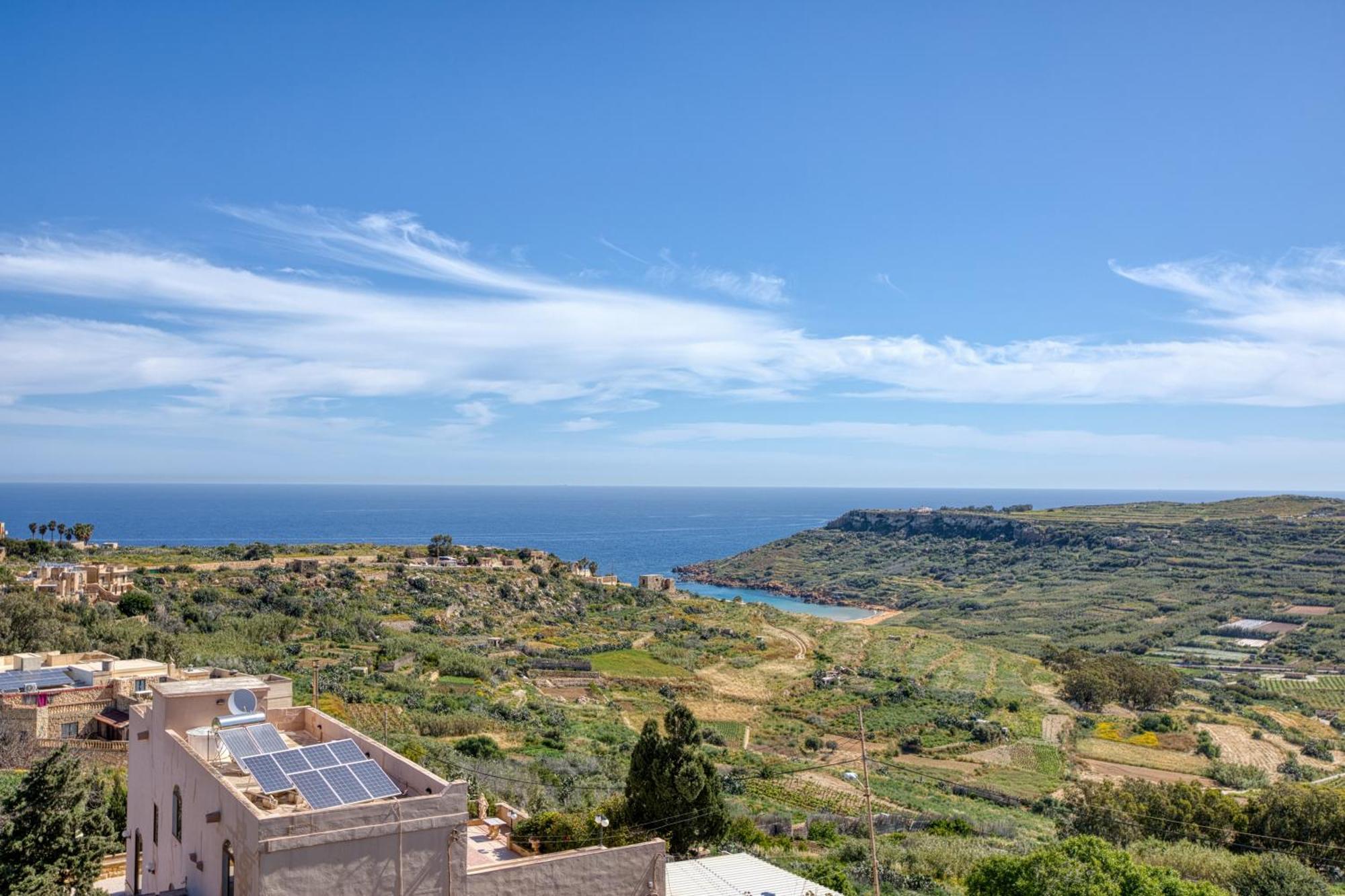 Spacious, Bright, Valley & Sea View Maisonette Xaghra Ngoại thất bức ảnh